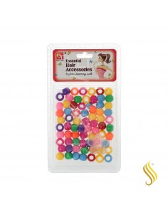 Beauty Town Billes Plastique Rond Grand Multi (07647)