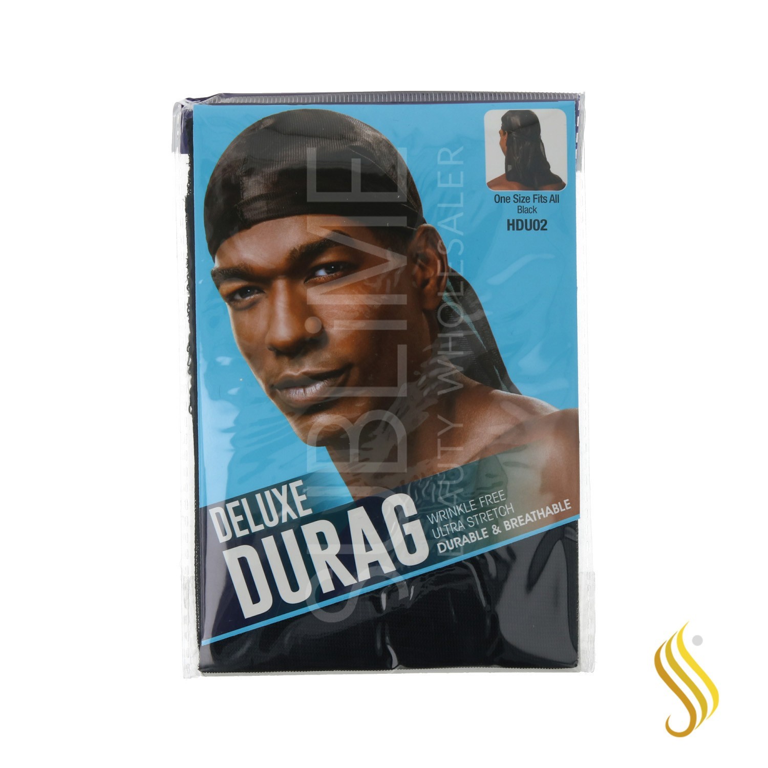 Beauty Town Red Cool & Sleek Deluxe Durag Negro (Hdu02)