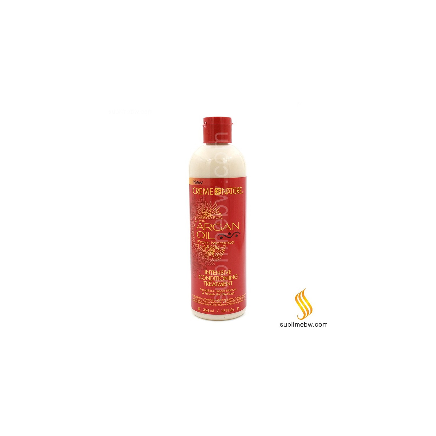 Crème Of Nature Argan Oil Incolorantnsive Condicioning Traitement 350 Ml