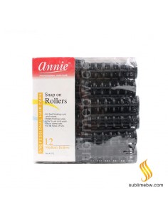 Annie Rollers Black (12und/med) 1012