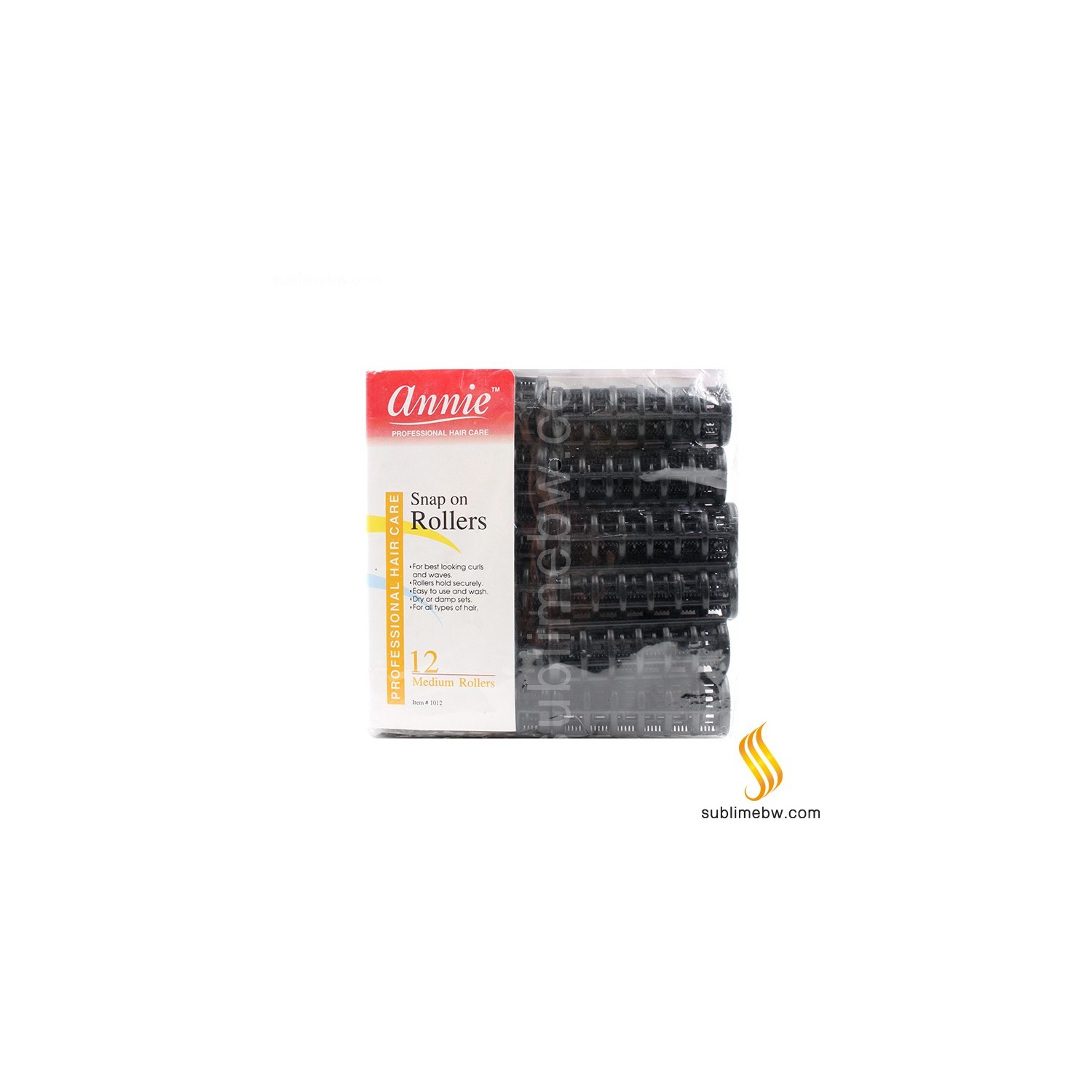 Annie Rollers Black (12und/med) 1012