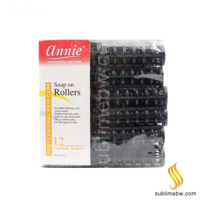 Annie Rollers Black (12und/med) 1012