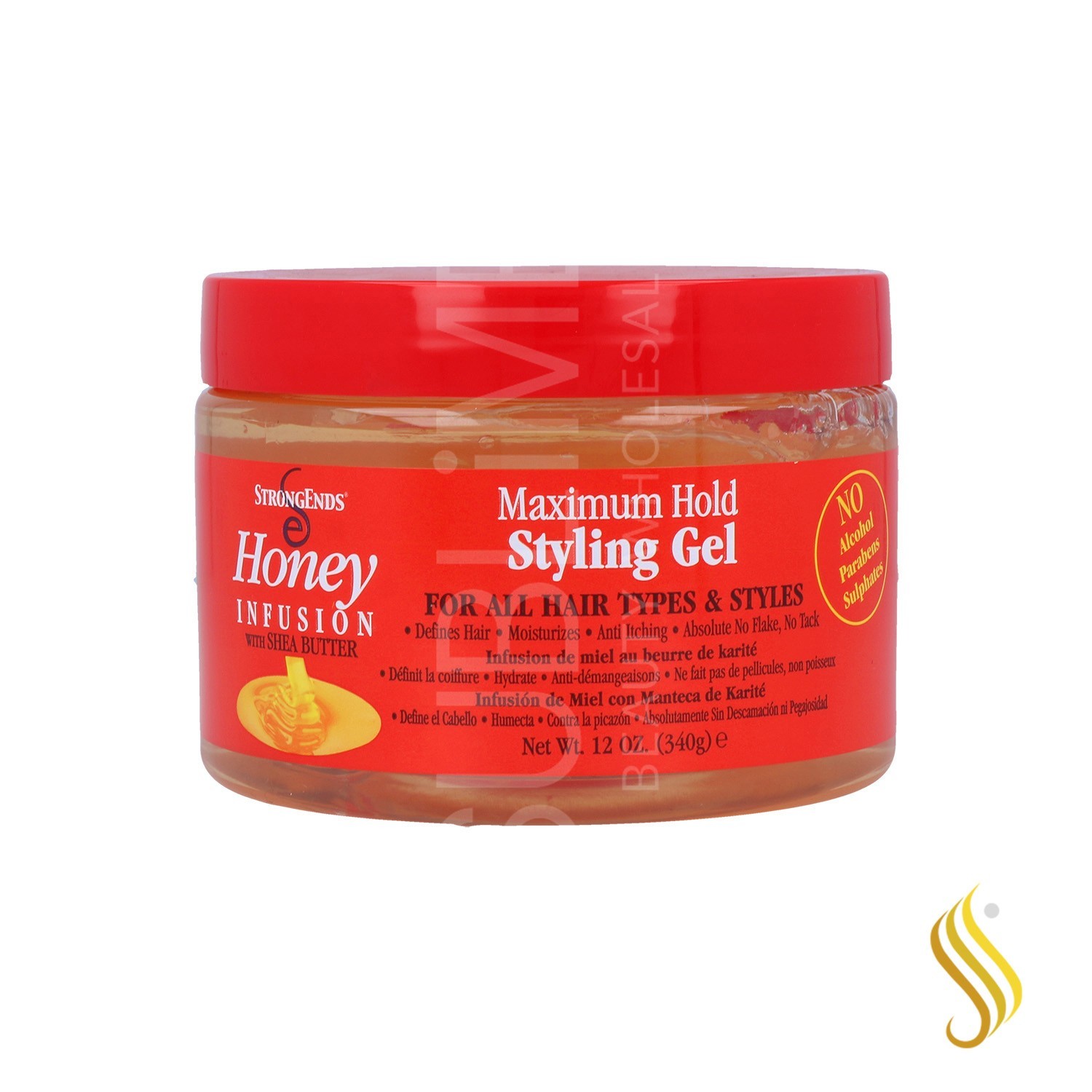 Biocare Strongends Honey Styling Gel 340G/12Oz