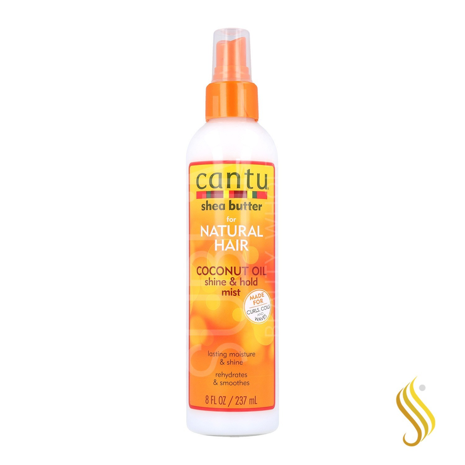 Cantu Shea Butter Natural Hair Coconut Oil Spray Shine & Hold Mist 237ml