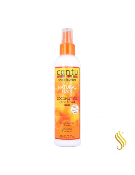 Cantu Shea Butter Natural Hair Coconut Oil Spray Shine & Hold Mist 237ml
