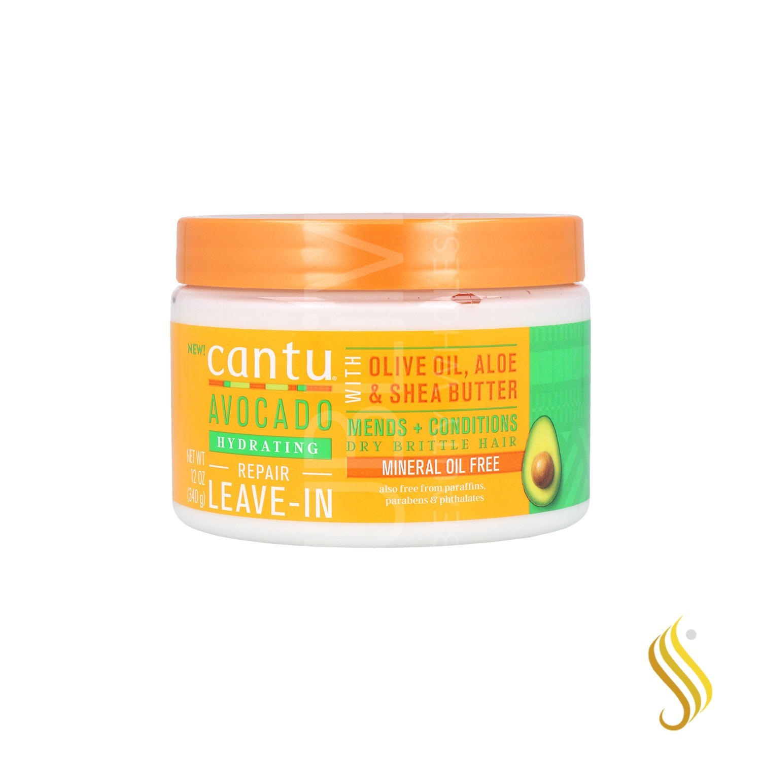 Cantu Avocado Hydrating Repair Leave-In 12Oz/340G