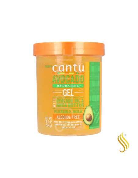 Cantu Avocado Hydrating Gel 18,5Oz/524G (Sin Alcohol)