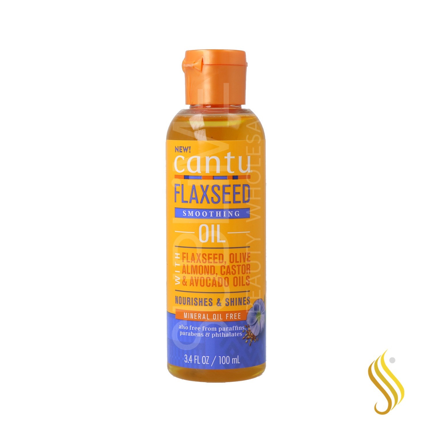 Cantu Flaxseed Smoothing Oil 3.4Oz/100 ml