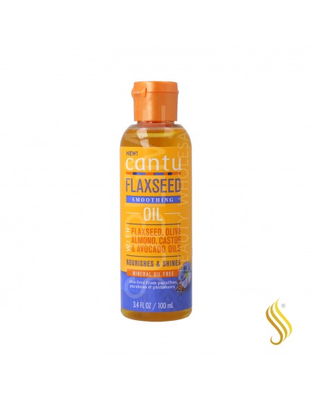 Cantu Flaxseed Smoothing Oil 3.4Oz/100 ml