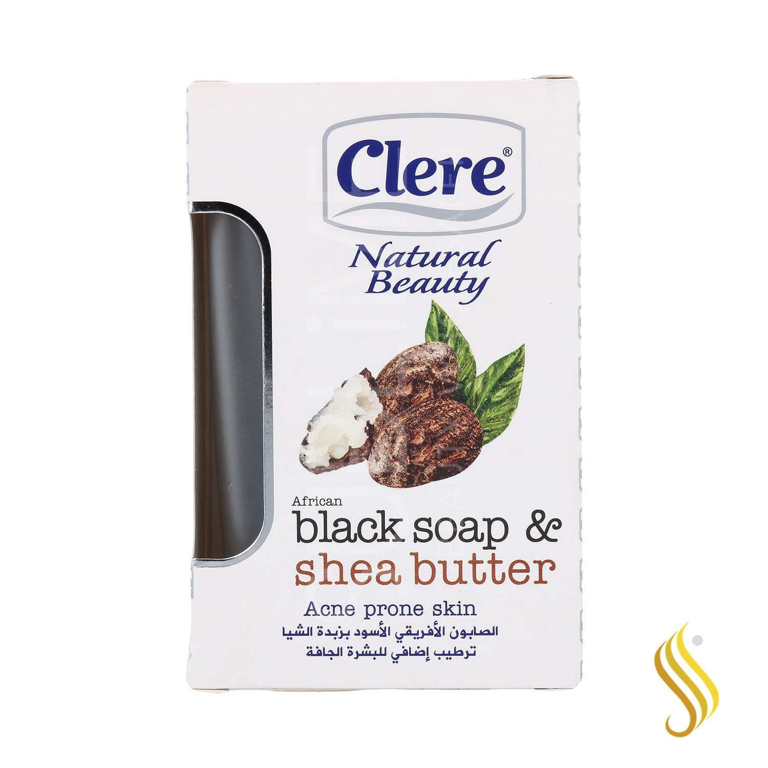 Clere Natural Beauty Sabonete African Black & Shea Butter 150G (Nbc505)