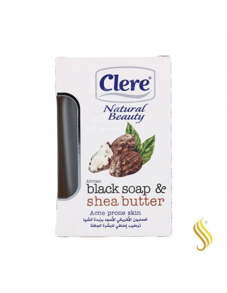 Clere Natural Beauty Sabonete African Black & Shea Butter 150G (Nbc505)
