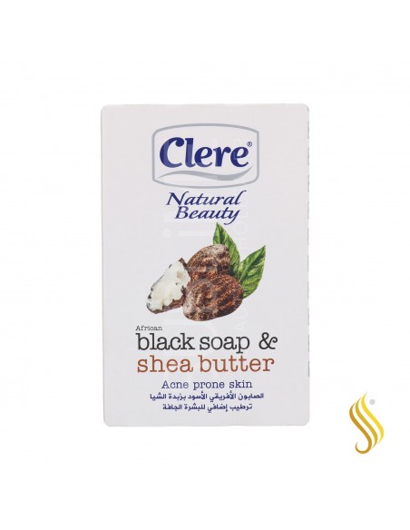 Clere Natural Beauty Savon African Black & Shea Butter 150G (Nbc505)