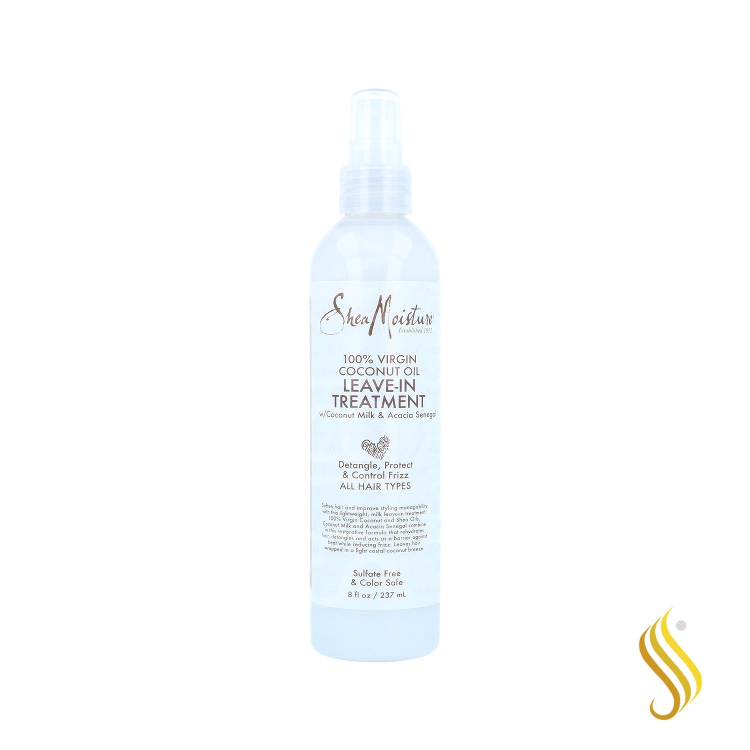 Shea Moisture Virgin Coconut Oil Leave-In Tratamiento 237 ml