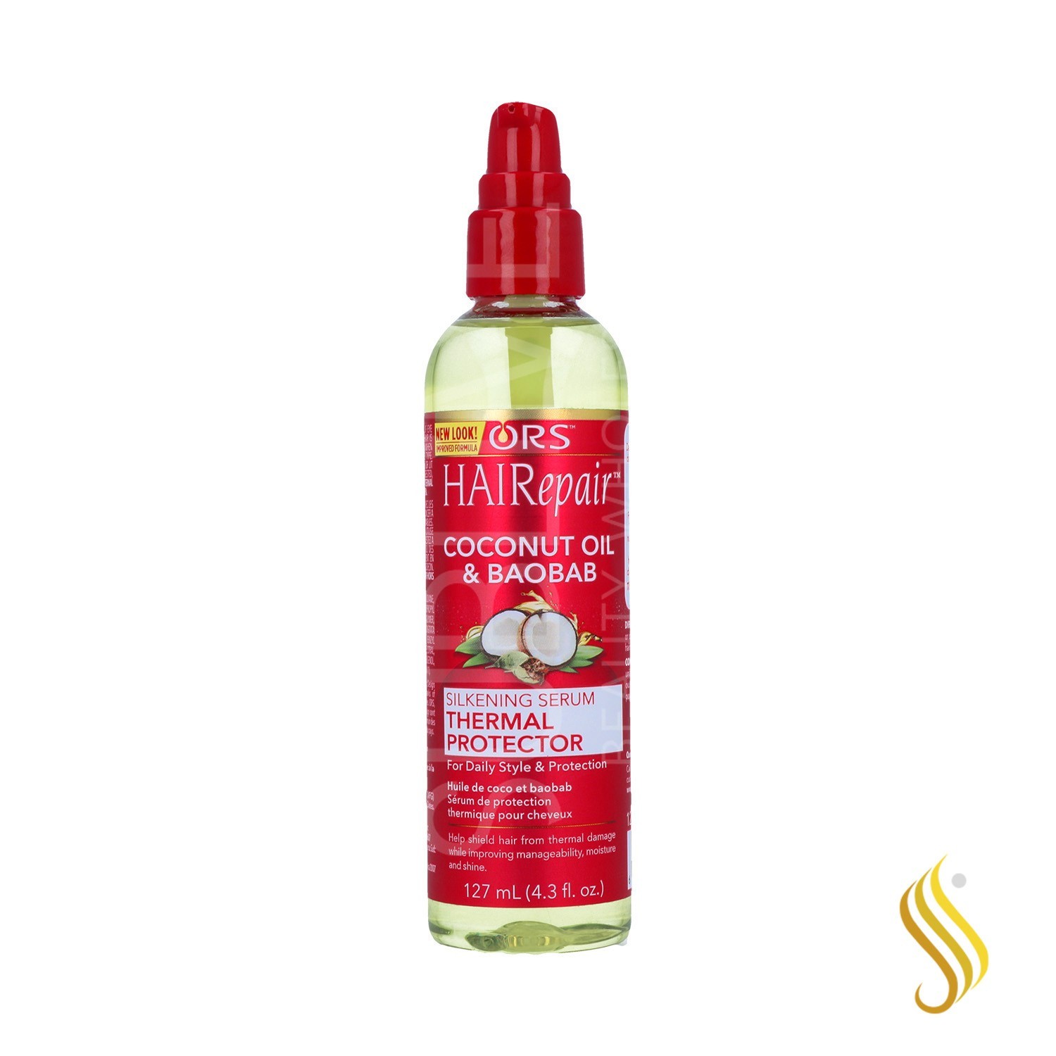 Ors Hairepair Silkening Serum Coconut & Baobab 4.3Oz/127 ml