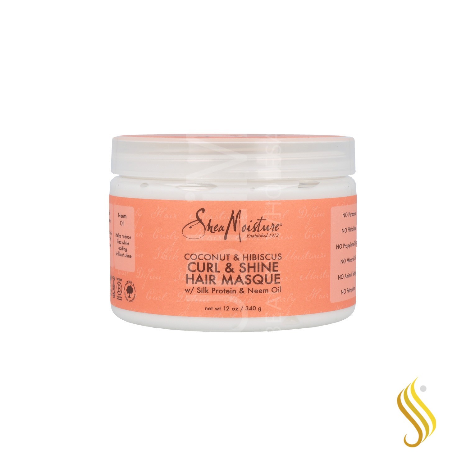 Shea Moisture Coconut & Hibiscus Curl Treatment Mask 12Oz/340G