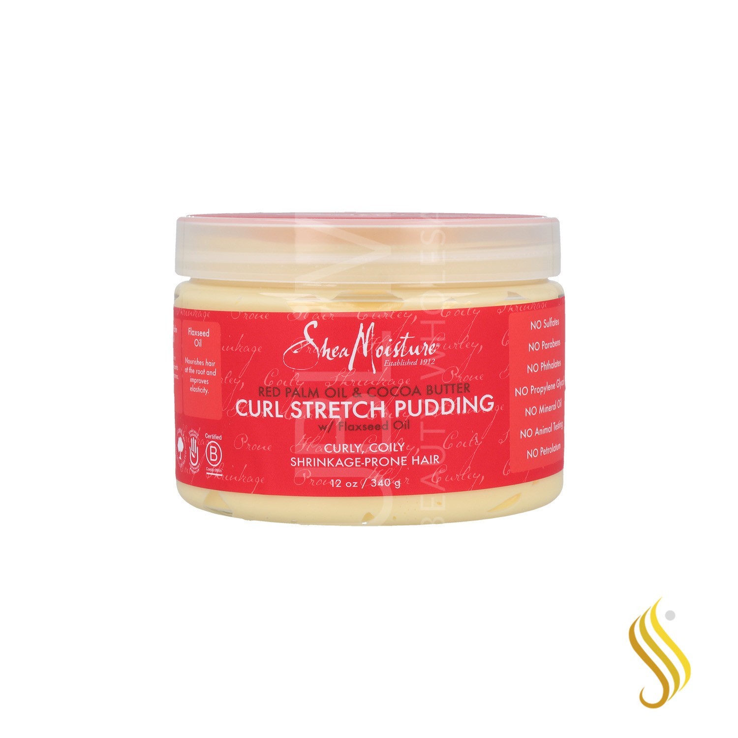Shea Moisture Red Palm & Cocoa Butter Curl Stretch Pudding 12Oz/340G (Curls)