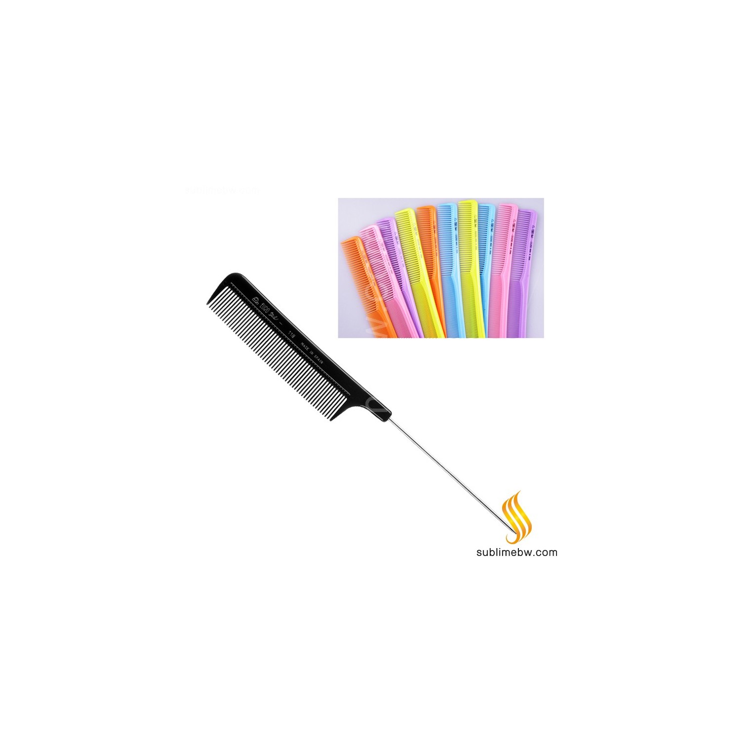 Eurostil Peigne Pua Fer Nylon Couleurs (00118/99)