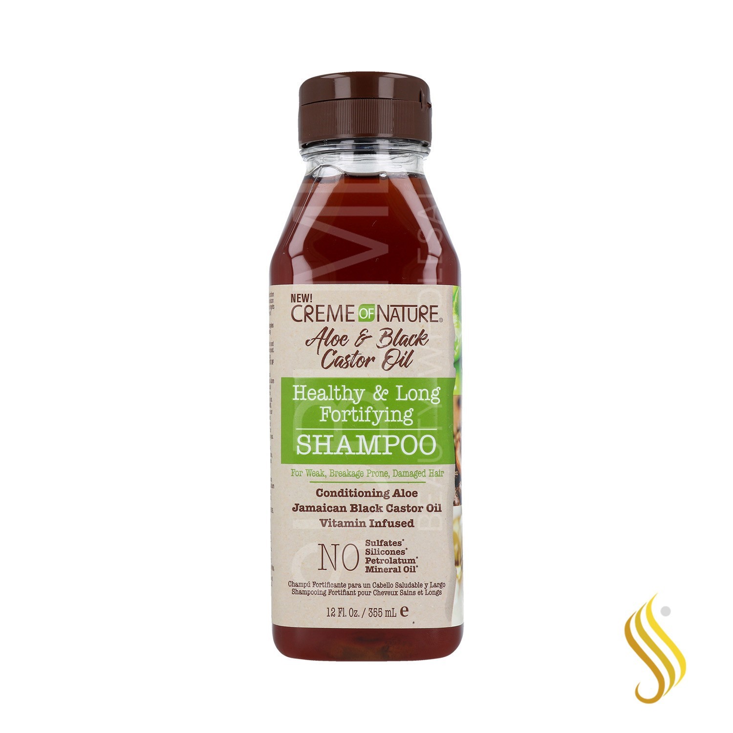 Creme Of Nature Aloe & Black Castor Fortifying Shampooing 355 ml