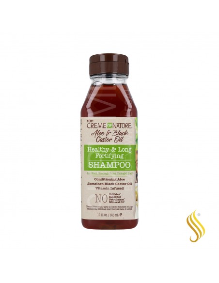 Creme Of Nature Aloe & Black Castor Fortifying Shampooing 355 ml