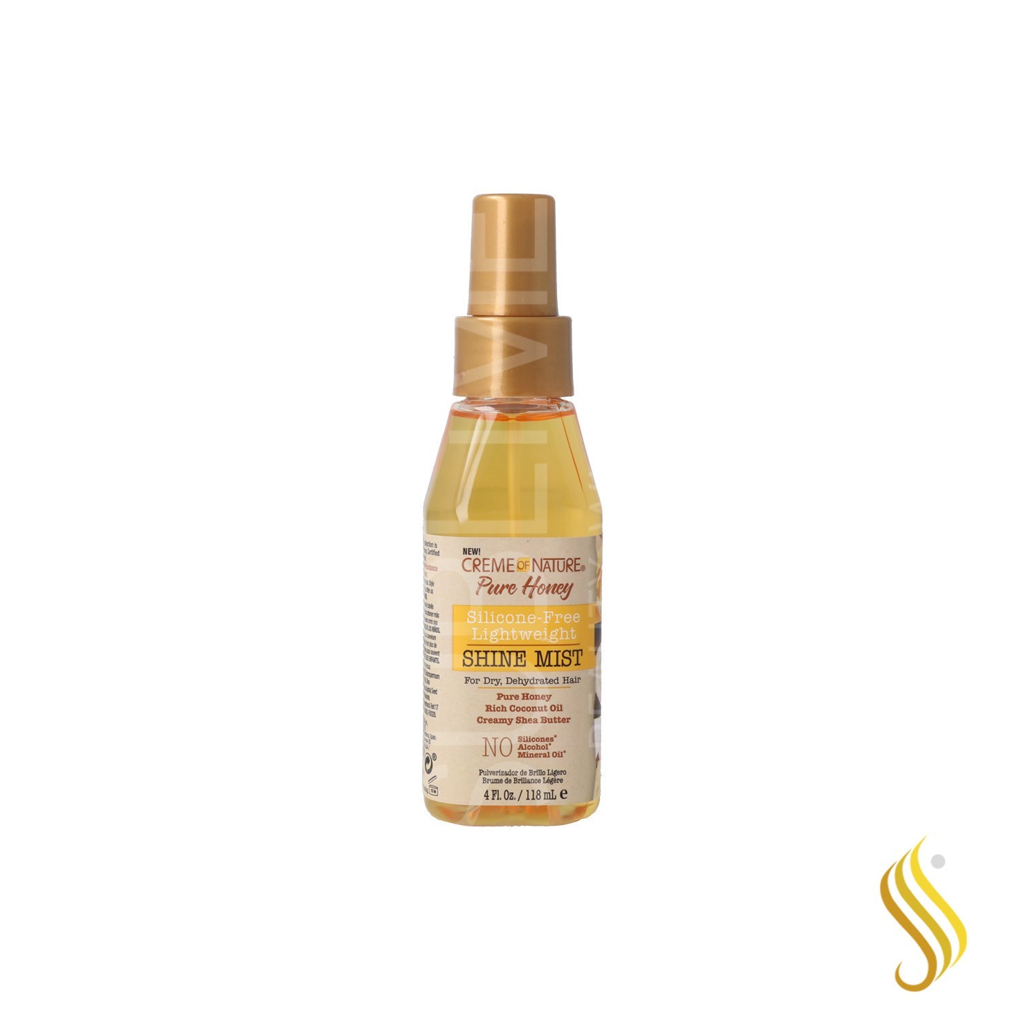 Creme of Nature Pure Honey Silicone Free Shine Mist 118ML/4OZ