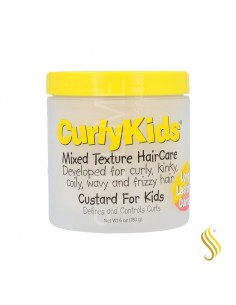 Curly Kids Mixed Texture HairCare Gel/Cream Custard For Children 180G/6Oz