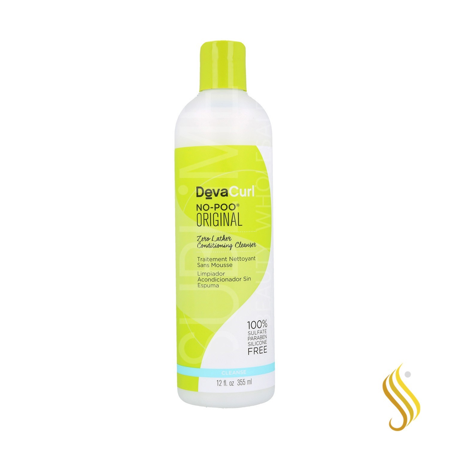 Devacurl No-Poo Limpiador Original 355 ml/12Oz (Limpiador Sin Espuma)