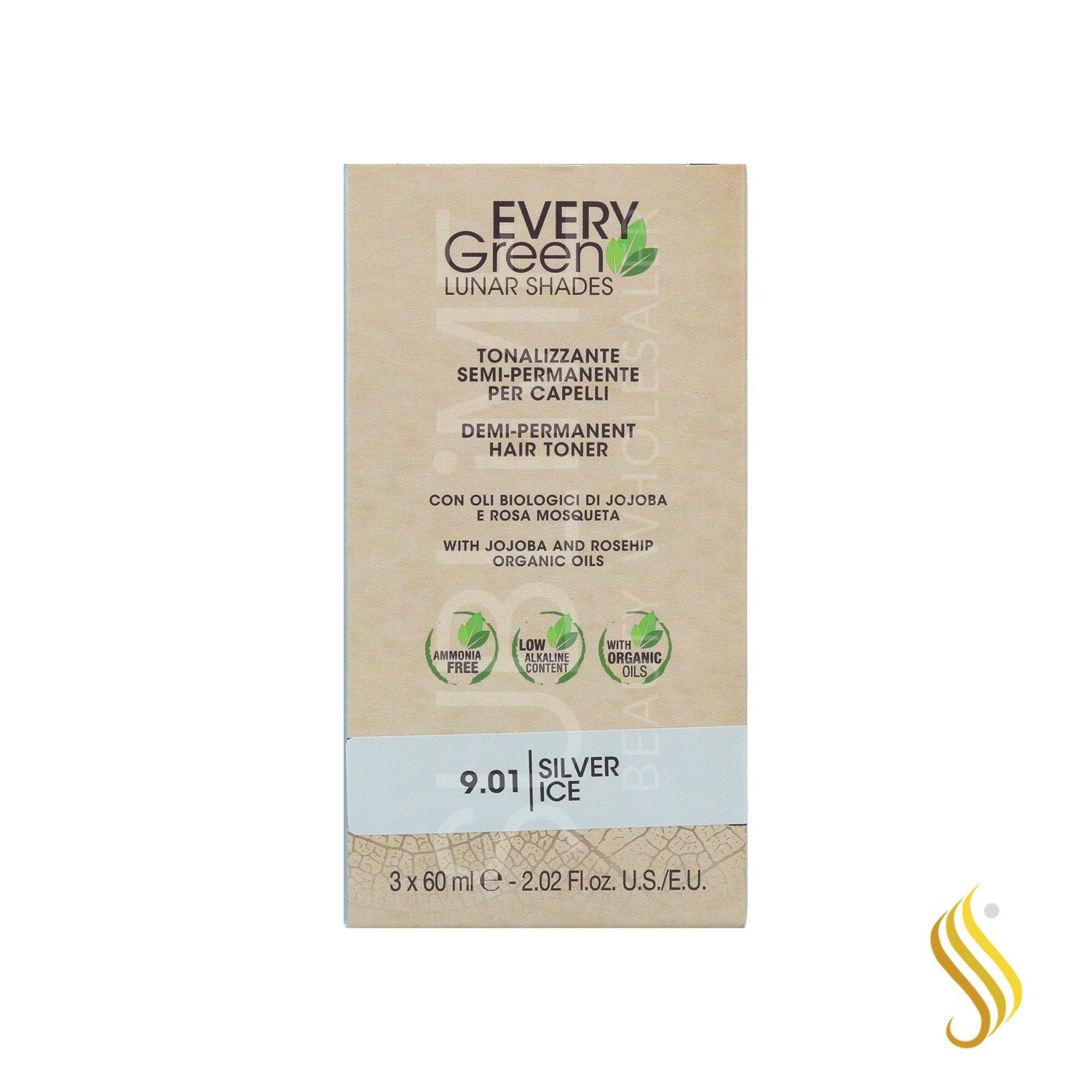 Dikson Every Green Luner Shades 9.01 Argent Du froid 3X60 ml