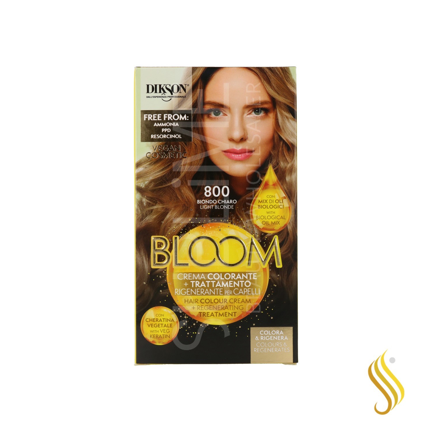 Dikson Bloom Creme Color 800 Loiro Claro