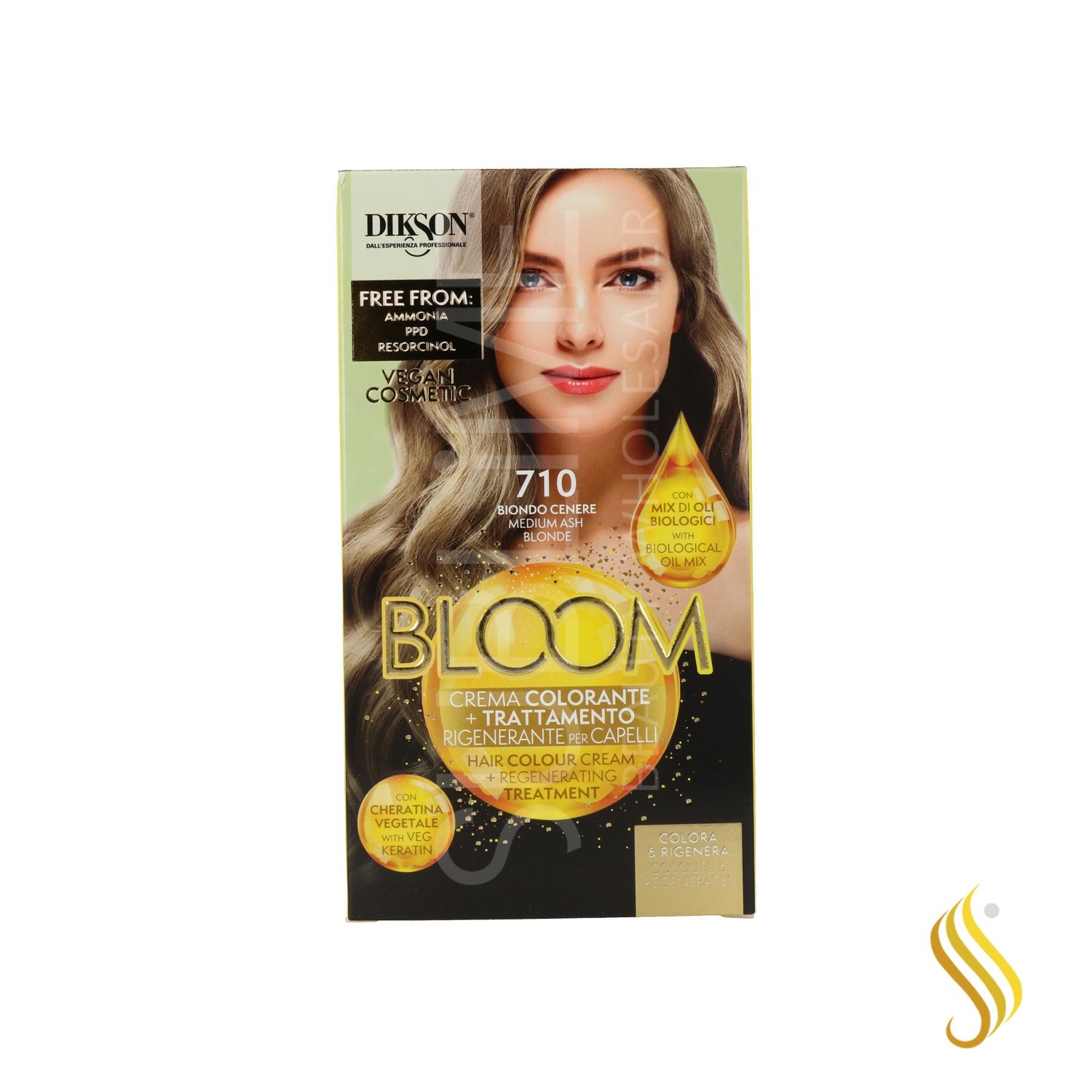 Dikson Bloom Color Cream 710 Blond Med Ash