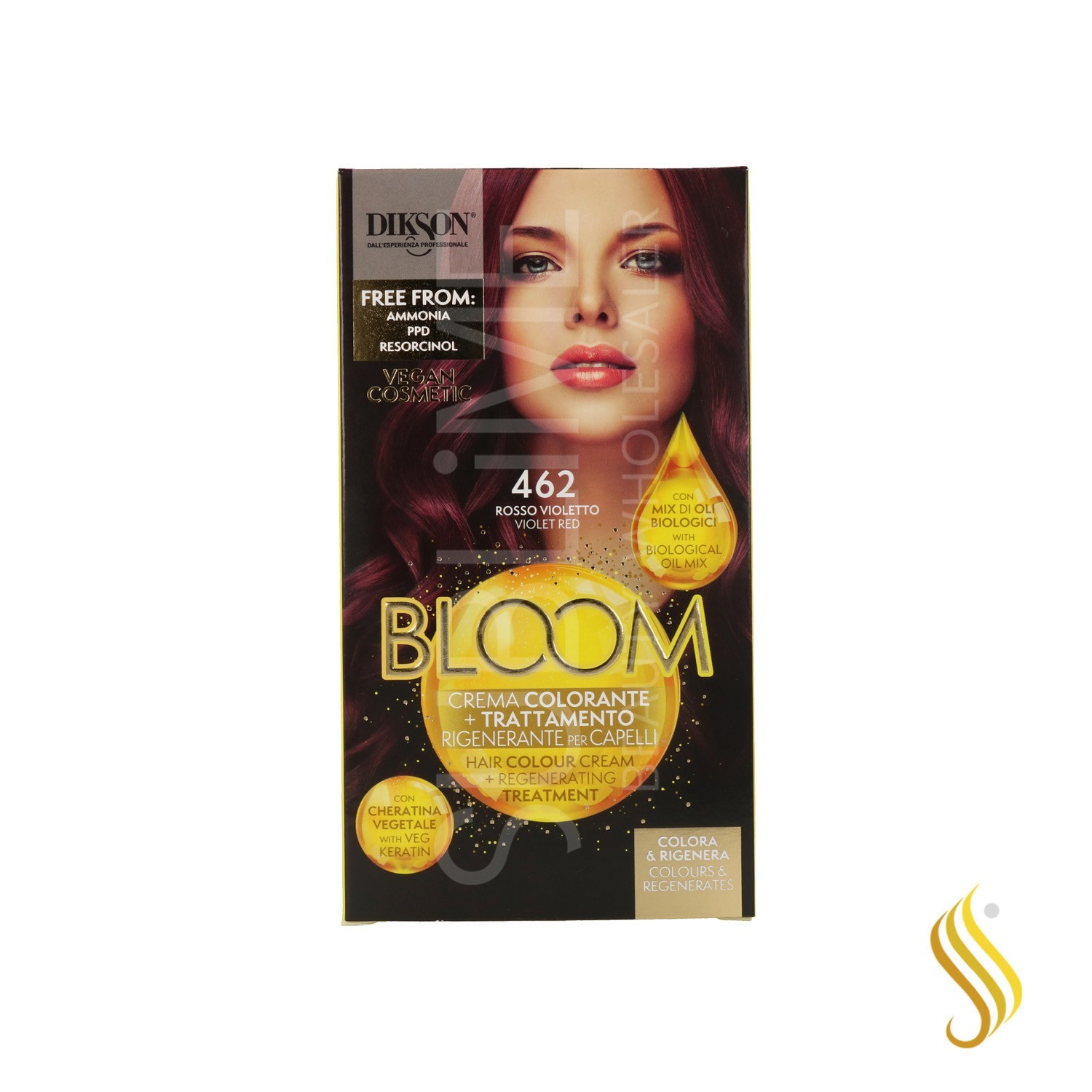 Dikson Bloom Crema Color 462 - Rojo Violeta 55 ml