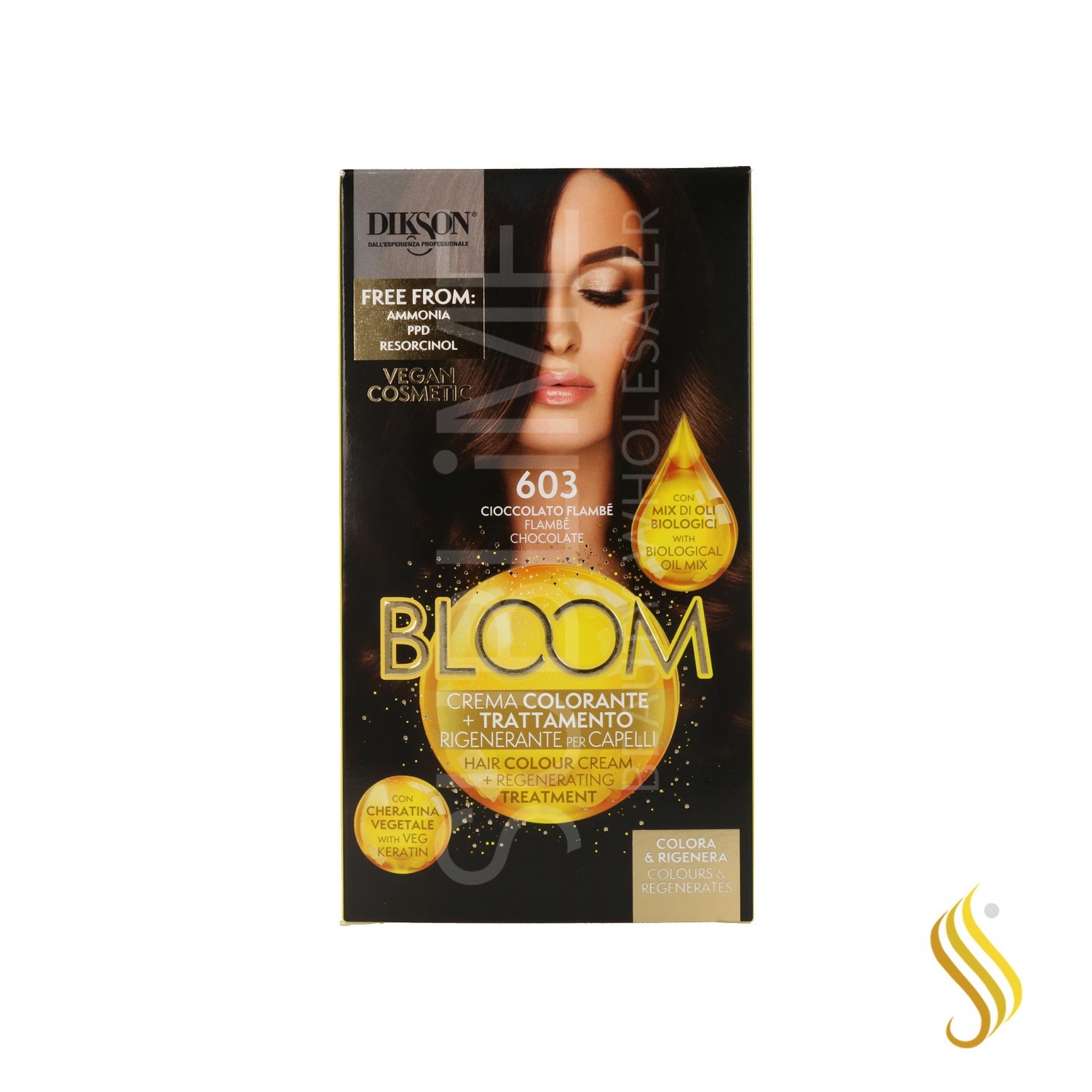 Dikson Bloom Creme Color 603 Chocolate Flanbe