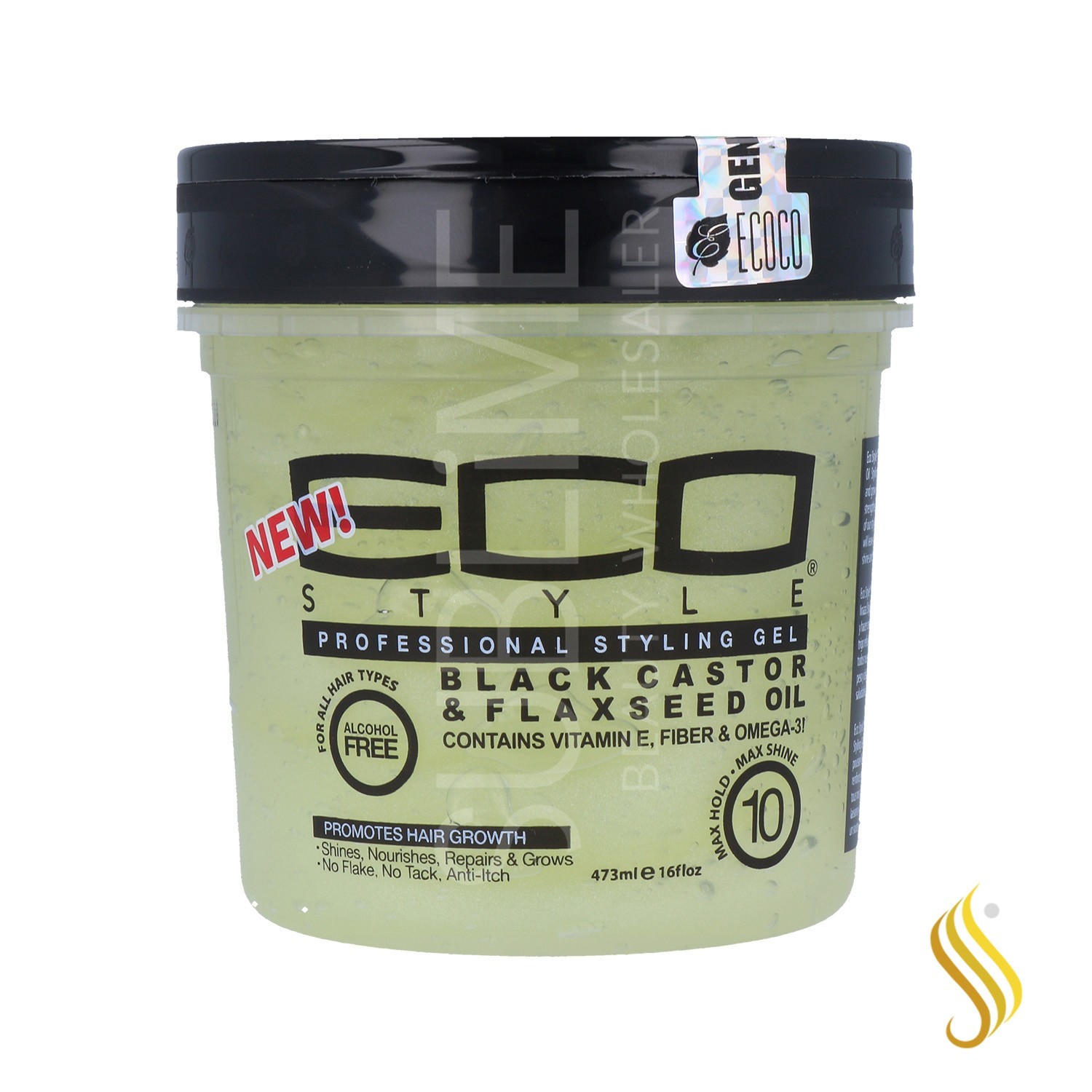 Eco Styler Styling Gel Black Castor 16Oz/473 ml