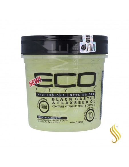 Eco Styler Styling Gel Black Castor 16Oz/473 ml