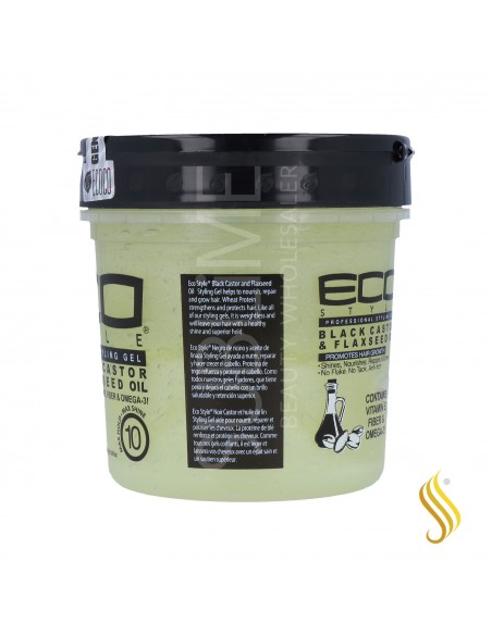 Eco Styler Styling Gel Black Castor 16Oz/473 ml
