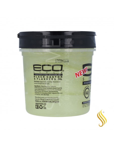 Eco Styler Styling Gel Black Castor 16Oz/473 ml