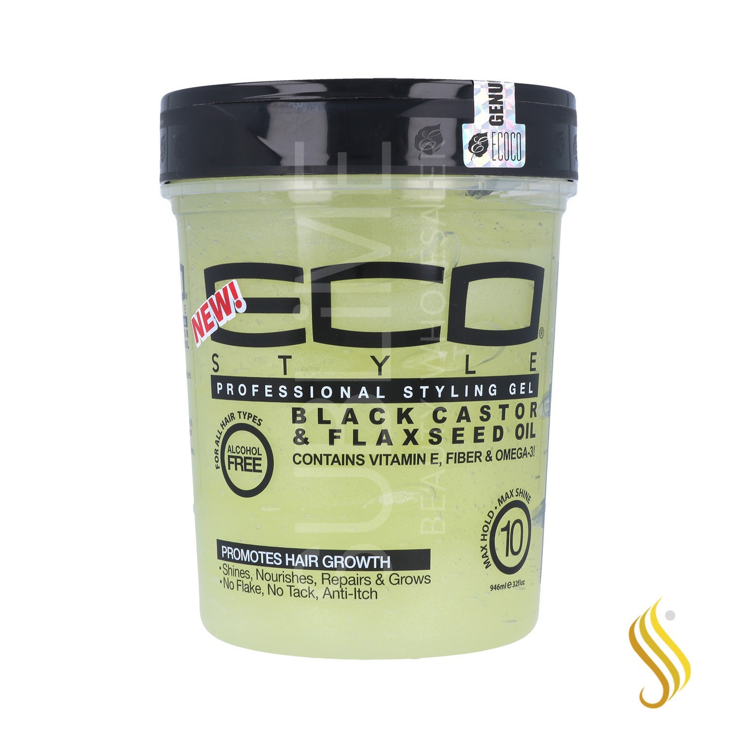 Eco Styler Styling Gel Black Castor 32Oz/946 ml