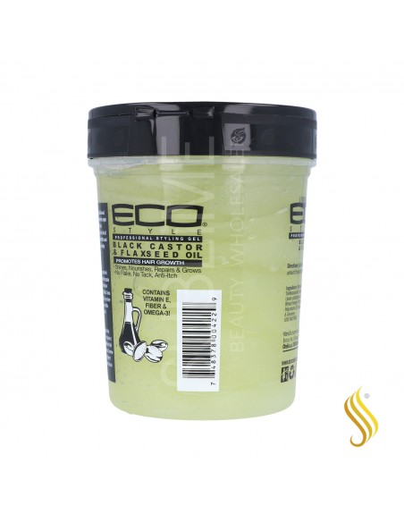 Eco Styler Styling Gel Black Castor 32Oz/946 ml