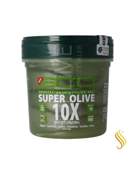 Eco Styler Gel Stylizer Super Huile De Olive 10X473 ml/16OZ