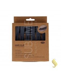 Eurostil Box 6 Pinças Cinza Antiderrapante (04741)