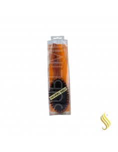 Eurostil Large Jabali Wood Bellows Brush (00326)