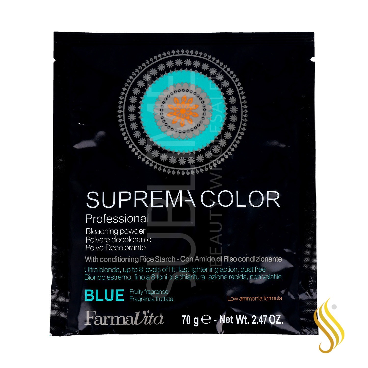 Farmavita Suprema Bleaching Powder/Decolorante Azul 70G