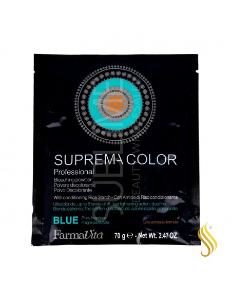 Farmavita Suprema Bleaching Powder/Decolorante Azul 70G