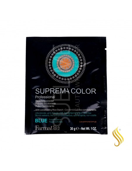 Farmavita Suprema Bleaching Powder/Decolorante Azul 30G