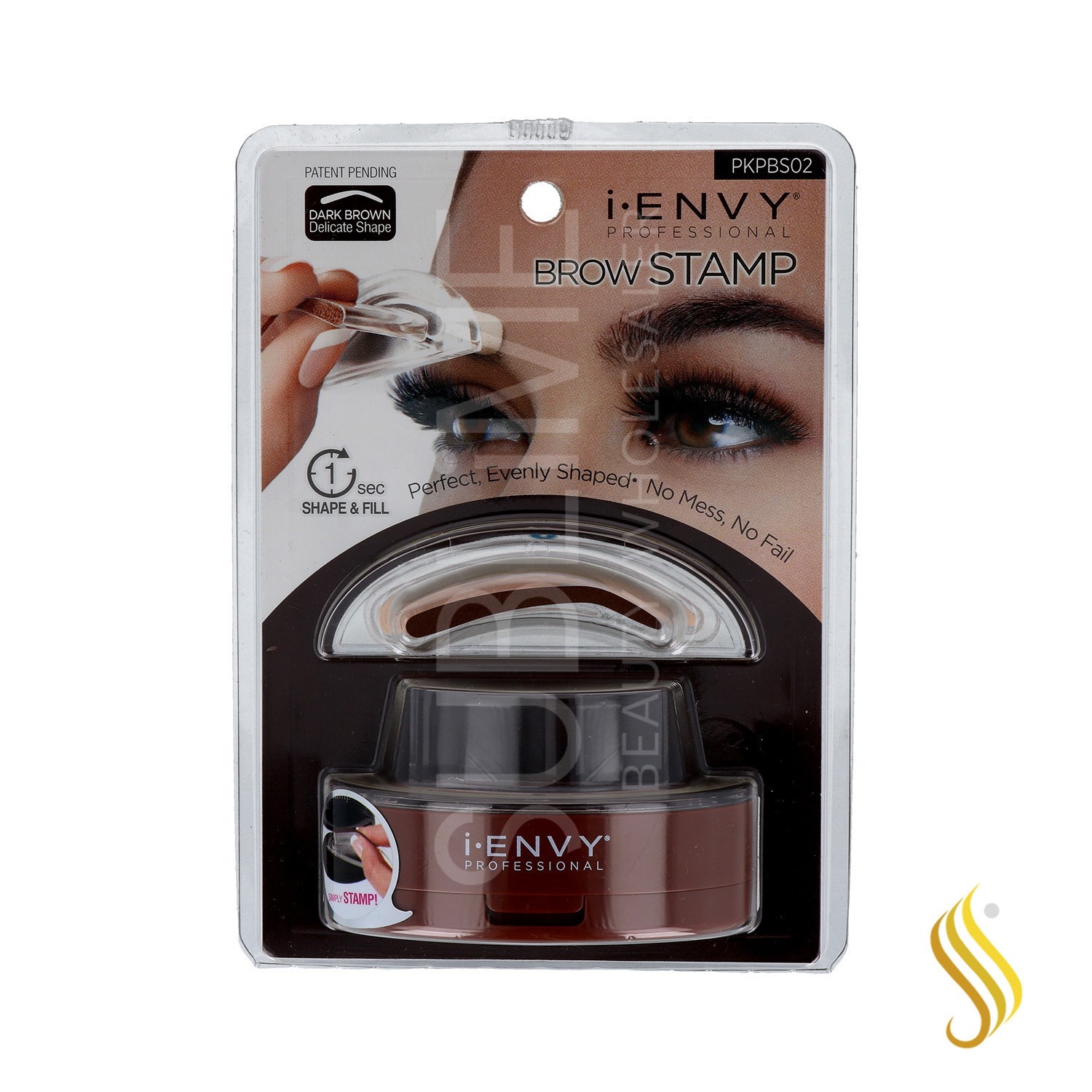 I Envy Sourcil Estampe Kit Brun Sombre (Pkpbs02)