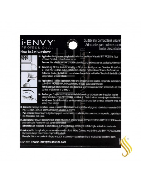 I Envy Individuel Lash/Cils Classic Know Free Court 70Pc (Pkpe04)