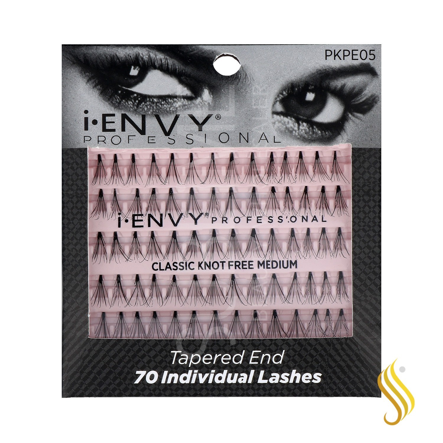 I Envy Individuel Lash/Cils Classic Know Free Moyen 70Pc (Pkpe05)