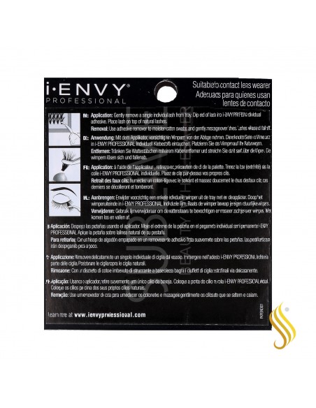 I Envy Individuel Lash/Cils Ultra Noir Know Free Moyen 70Pc (Pkpe05Ub)
