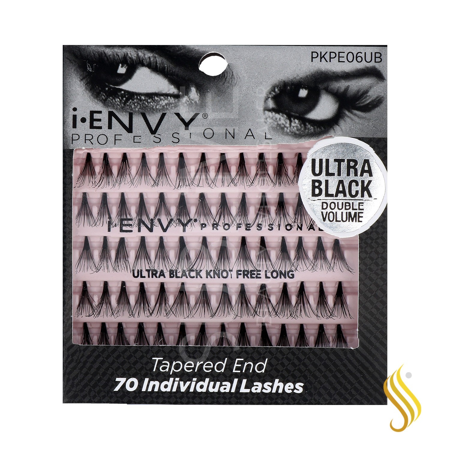 I Envy Individuel Lash/Cils Ultra Noir Know Free Long 70Pc (Pkpe06Ub)
