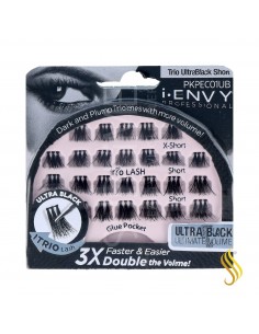I Envy Individuel Lash/Cils Pro Trio Ultra Noir Court (Pkpec01Ub)