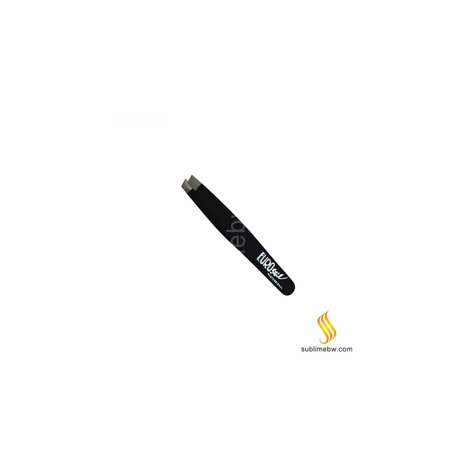 Eurostil Pinça Depilar Negra Pequeno 6.5m (02744/50)